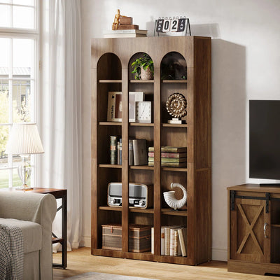 PREVENTA - Mueble Estante Librero Biblioteca Forma Arqueada Premium - Spacemarket
