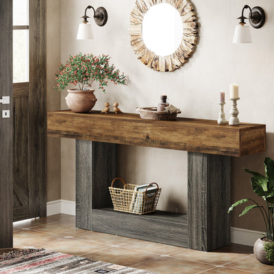 Preventa - Arrimo Lujo Premium Bicolor Rustico Acabado Tipo Madera 160 CM - Spacemarket