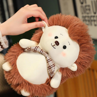 Peluche Erizo Elegante Grande 40 Cm Con Gorro Y Corbatin - Spacemarket