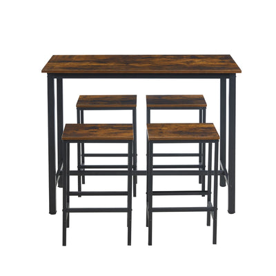 Set de comedor para cocina con pisos taburetes madera industrial - Spacemarket