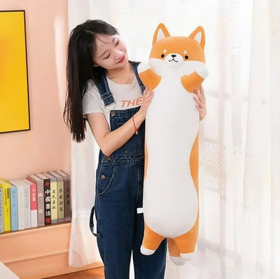 Peluche Felpa Suave Perro Shiba Inu Grande Xl 60 Cm - Spacemarket