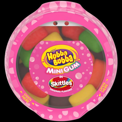 Dulce Chicle Hubba Bubba Mini Gum Con Skittles 40 Piezas - Spacemarket