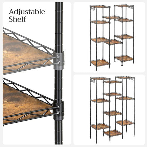 Estante Organizador Baño 5 Niveles Ajustables - Spacemarket