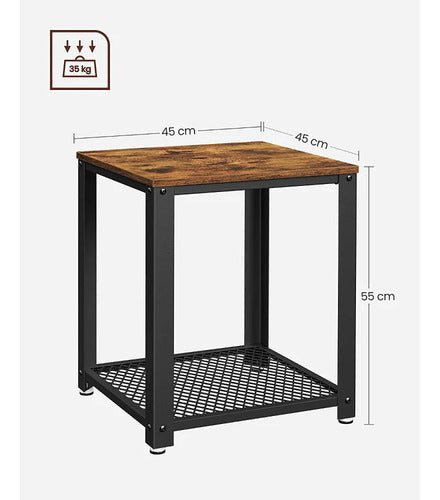 Velador Mesa Auxiliar Estilo Industrial - Spacemarket