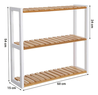 Estante Organizador Bambu 3 Niveles Ajustable - Spacemarket