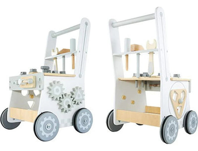 Correpasillo Andador Bebe De Madera Con Set De Herramientas - Spacemarket