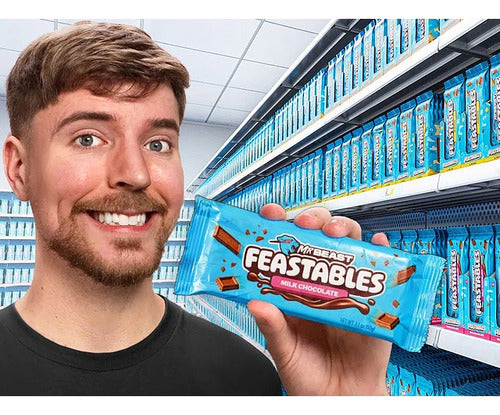 Pack 2x Dulces Chocolate Barra Mr Beast Feastables 35g - Spacemarket
