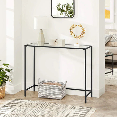 Mueble Recibidor Arrimo De Vidrio Y Acero - Spacemarket
