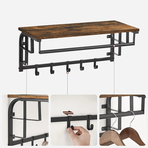 Repisa Flotante Estante De Pared Estilo Industrial - Spacemarket