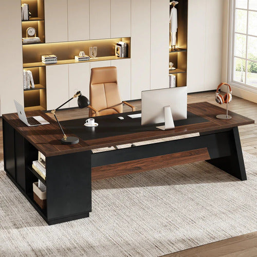 Escritorio Ejecutivo En L Lujo Premium 200 Cm - Spacemarket