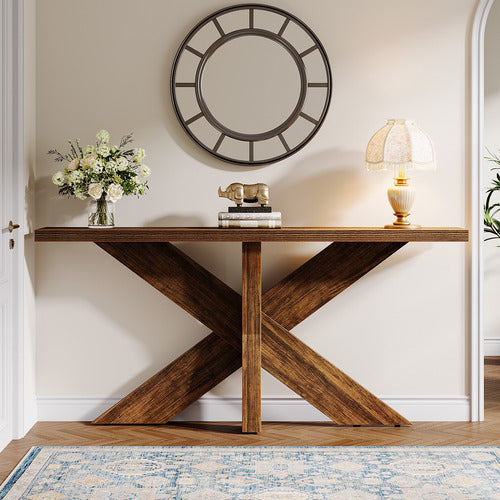 Mueble Arrimo Recibidor Tipo Madera 180 Cm Premium Forma X - Spacemarket
