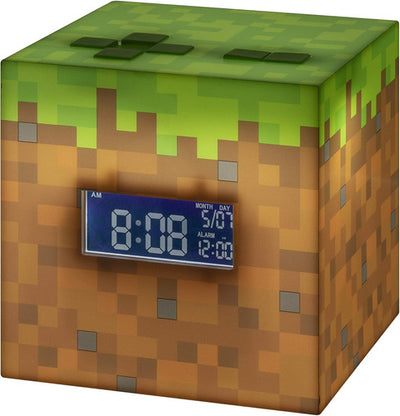 Reloj Despertador Minecraft Con Luz Y Sonido Original - Spacemarket
