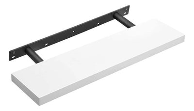 Repisa Flotante Blanco Mdf 80 X 20 X 3,8 Cm Gran Calidad - Spacemarket