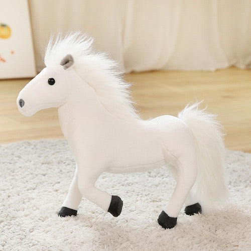 Peluche Caballo Galopante Piernas Flexibles Con Sonido 40 Cm - Spacemarket