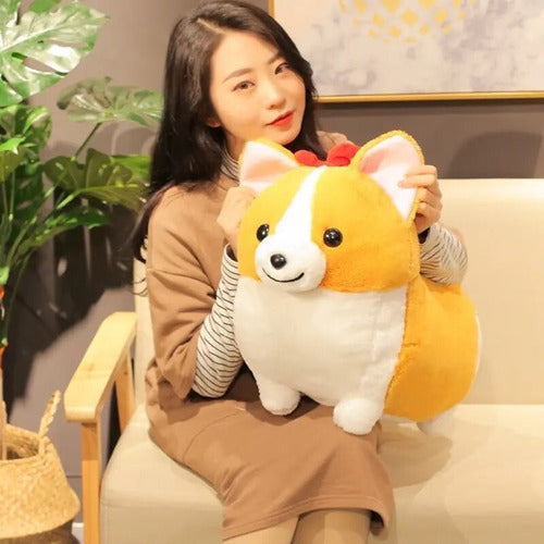 Peluche Perro Corgi Felpa Suave 40 Cm - Spacemarket