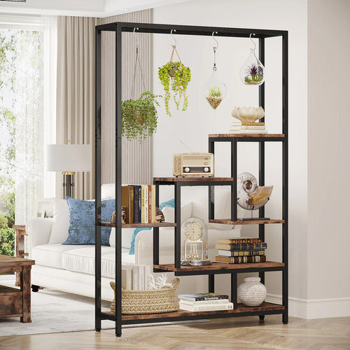 Mueble Estante Industrial Para Plantas De 180 Cm 6 Ganchos - Spacemarket