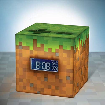 Reloj Despertador Minecraft Con Luz Y Sonido Original - Spacemarket
