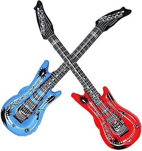 Inflable Con Forma De Guitarra Para Jugar O Piscina - Spacemarket