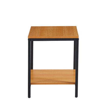 Mesa Auxiliar Lateral 2 Niveles Madera - Spacemarket