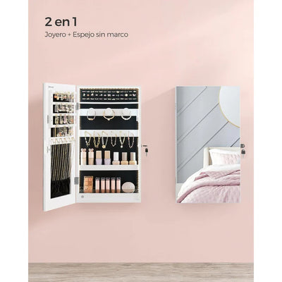 Espejo Joyero Con Luz Led Sin Marco - Spacemarket