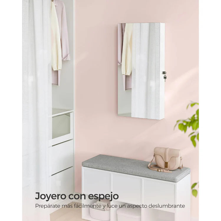 Espejo Joyero Con Luz Led Sin Marco - Spacemarket