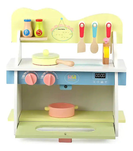 Cocina De Madera Para Niños Y Niñas Con Horno De Juguete - Spacemarket