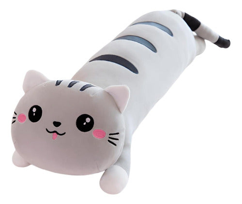 Peluche Gato Felpa Suave Kawaii 60 Cm - Spacemarket