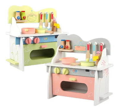 Cocina De Madera Para Niños Y Niñas Con Horno De Juguete - Spacemarket