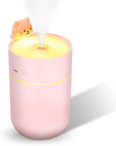 Humificador Portatil Lámpara Gato Kawaii 260ml - Spacemarket