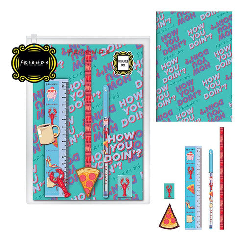 Set De Escritorio Libreta Serie Friends Original Licenciado - Spacemarket