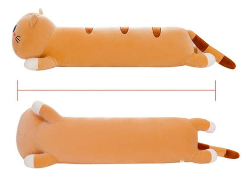 Peluche Gato Felpa Suave Kawaii 60 Cm - Spacemarket
