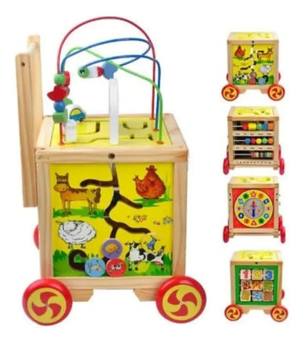 Correpasillo Andador Madera Didactico Para Niños - Spacemarket
