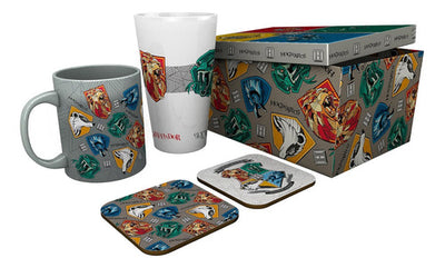 Set Regalo Taza + Vaso + Posavasos Harry Potter Original - Spacemarket