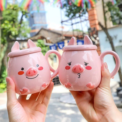 Taza Mug 3d Cerdo Cerdito Chancho Kawaii - Spacemarket