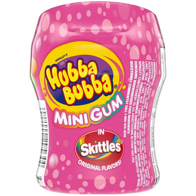 Dulce Chicle Hubba Bubba Mini Gum Con Skittles 40 Piezas