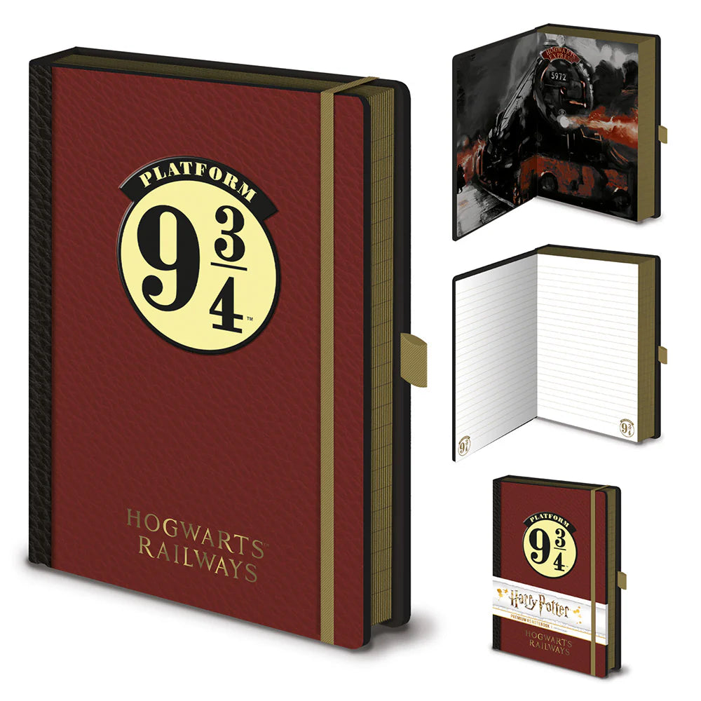 Libreta Premium Harry Potter 9 3/4 Licenciada