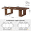 Preventa - Mesa Conferencia Premium 240 CM 8-10 Personas - Spacemarket
