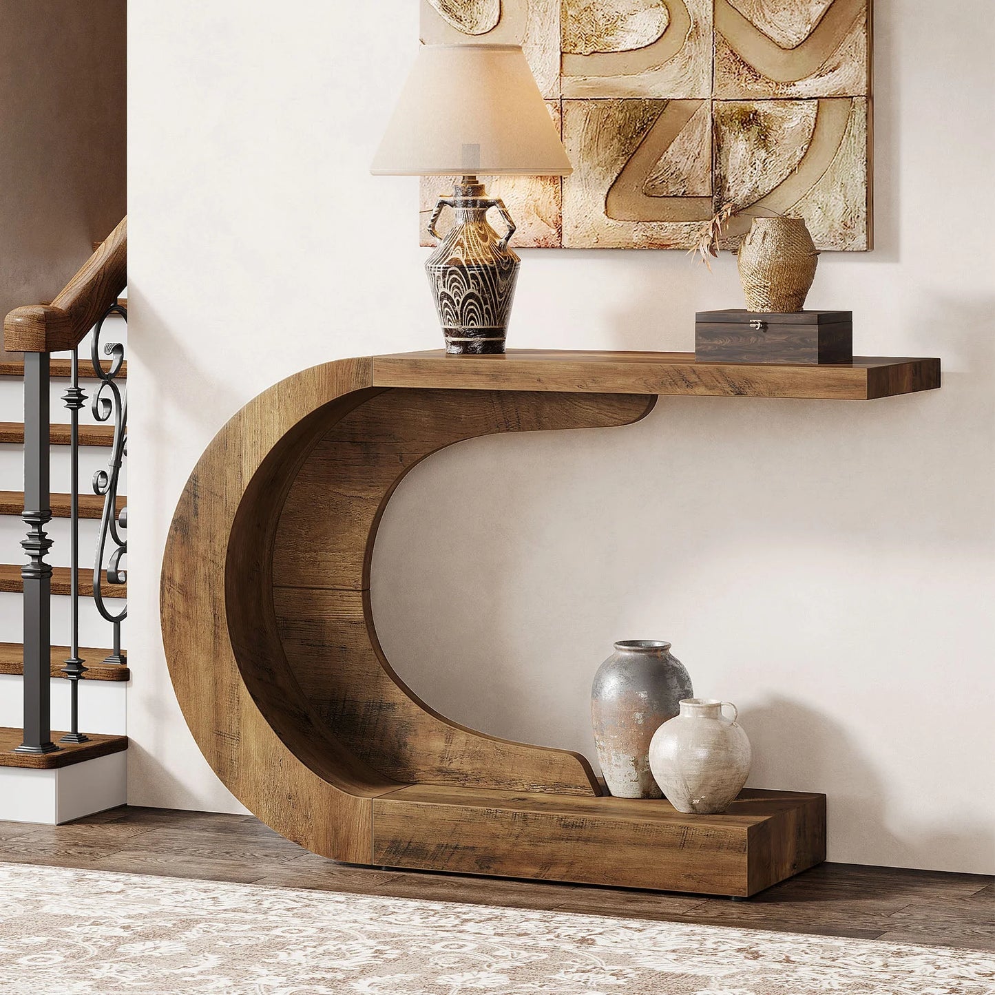 Arrimo De Lujo Premium Minimalista Moderno Forma De C - Spacemarket