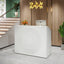 Preventa - Mueble recepción Blanco Diseño Moderno 118 Cm - Spacemarket