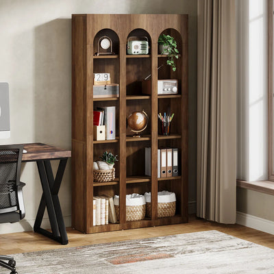 PREVENTA - Mueble Estante Librero Biblioteca Forma Arqueada Premium - Spacemarket