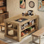 Preventa - Mueble Isla Cocina Premium Diseño Rustico 140 CM - Spacemarket