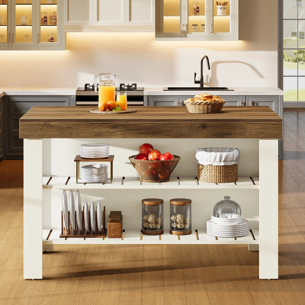 Preventa - Mesa Cocina Isla Premium Para Dos Sillas