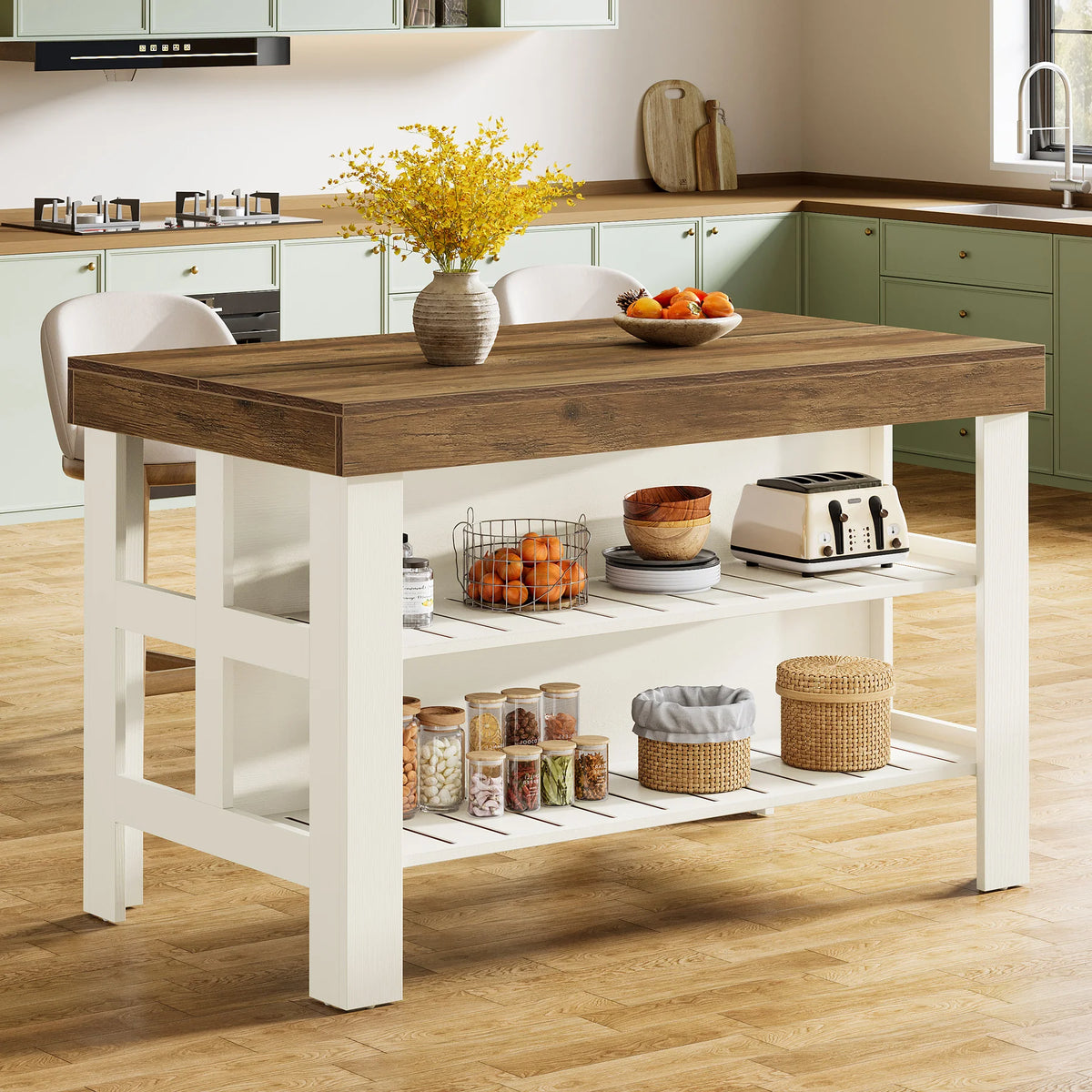 Preventa - Mesa Cocina Isla Premium Para Dos Sillas