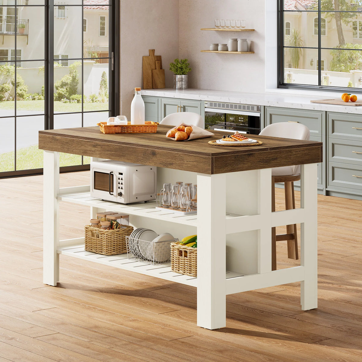 Preventa - Mesa Cocina Isla Premium Para Dos Sillas