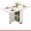 Mesa De Comedor Plegable Extendible Blanca 140x60cm Calidad