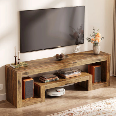 Preventa - Mueble Rack TV Premium Diseño Vintage Tipo Madera 63 Pulgadas - Spacemarket