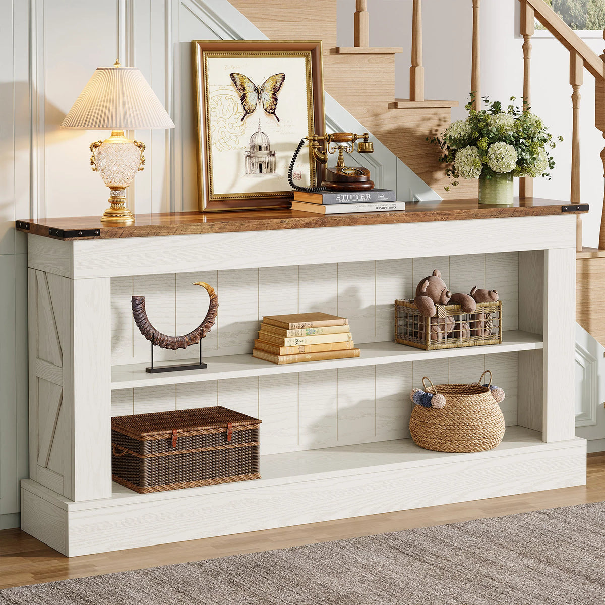 Preventa - Arrimo Recibidor Blanco Premium Diseño Rustico Moderno - Spacemarket