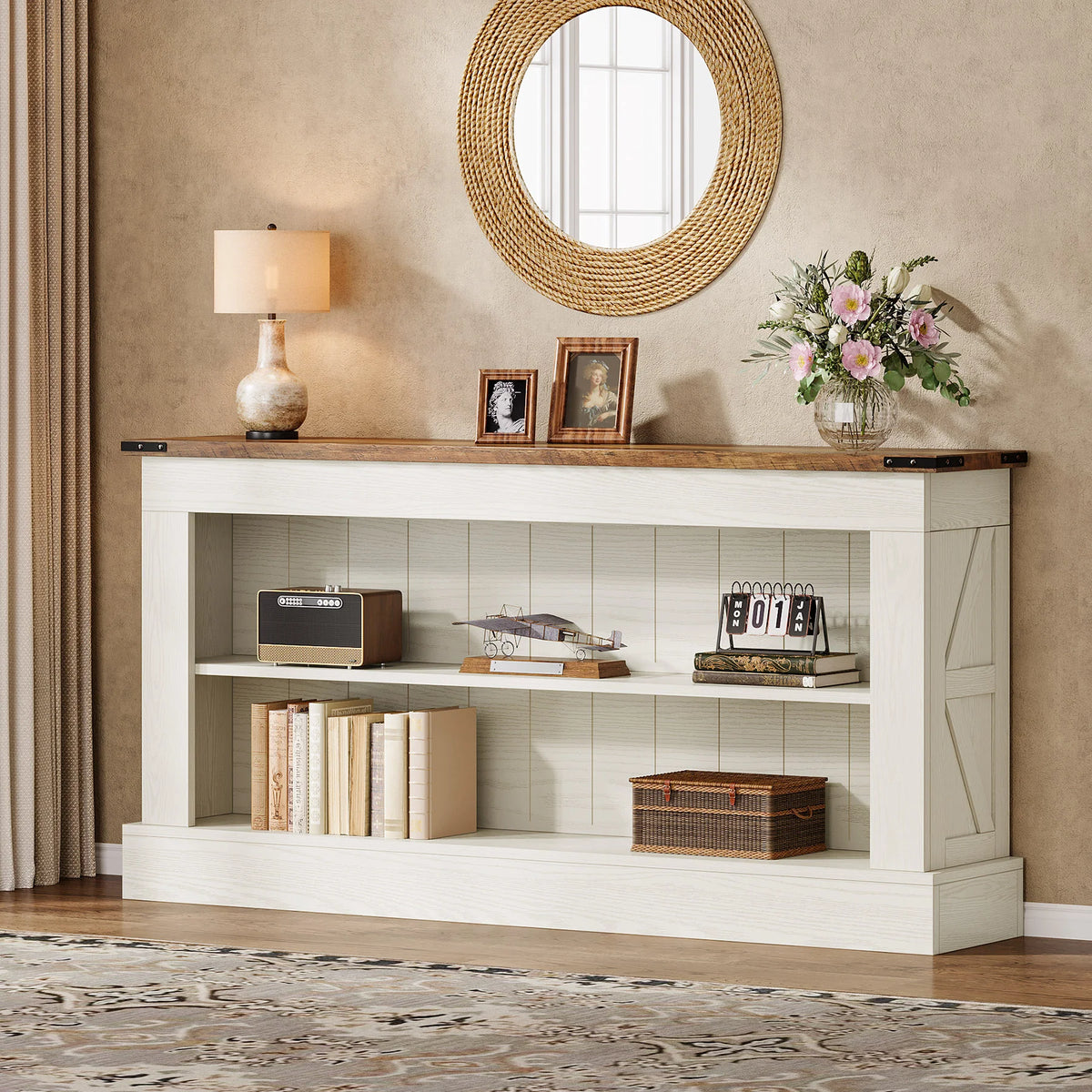 Preventa - Arrimo Recibidor Blanco Premium Diseño Rustico Moderno - Spacemarket