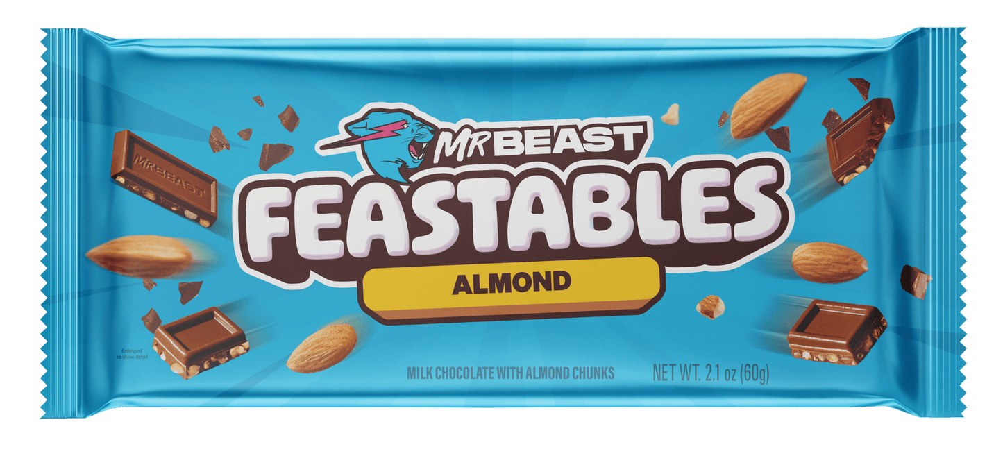 Dulces Chocolate Mr Beast Feastables 60g Nuevo Envase