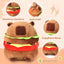 Peluche Capibara Hamburguesa Felpa Animal Kawaii